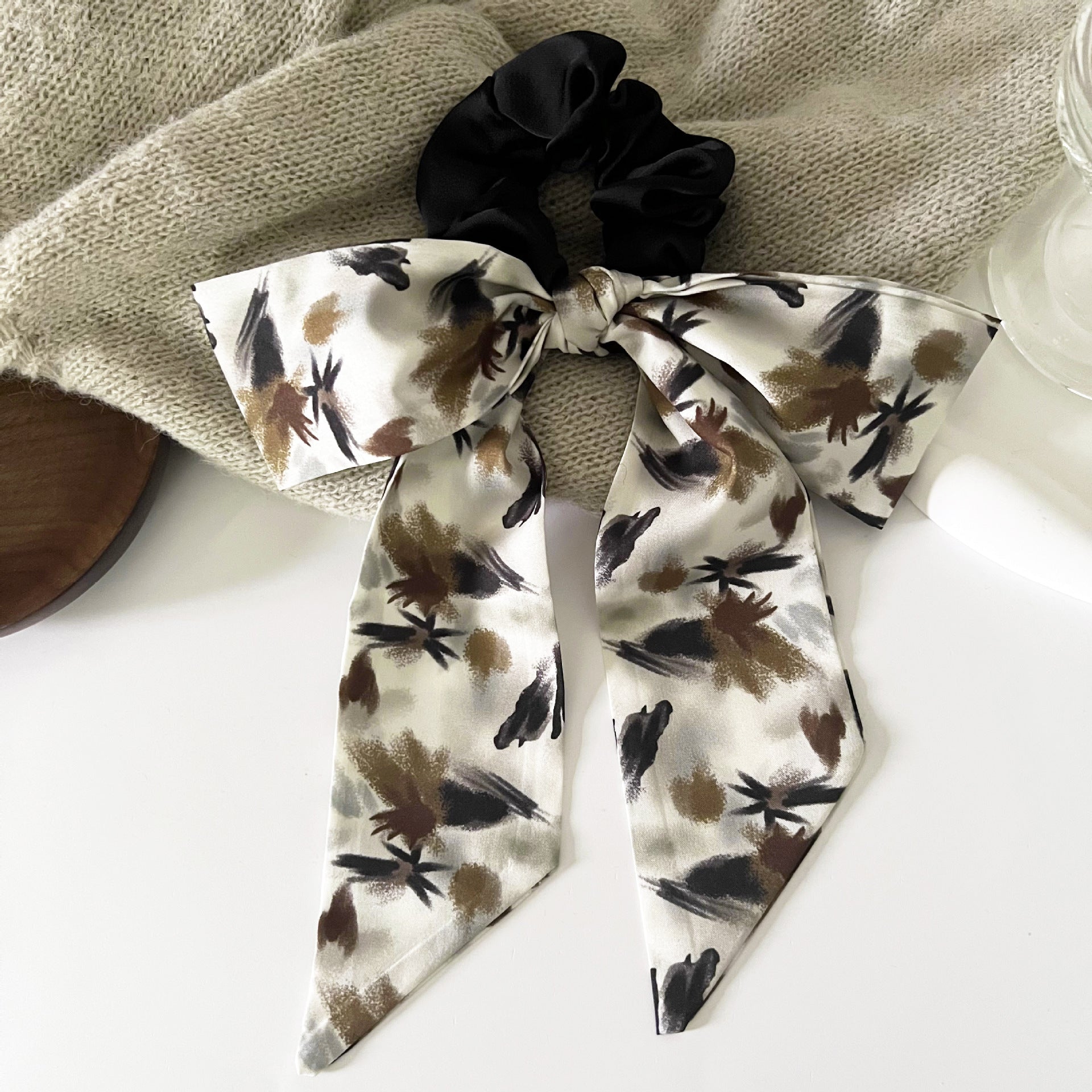 Wholesale Retro Ribbon Bow Hair Tie