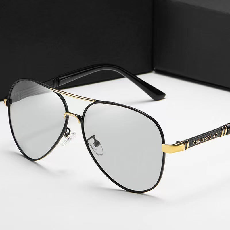 Wholesale Polarized day and night color changing men' s sunglasses