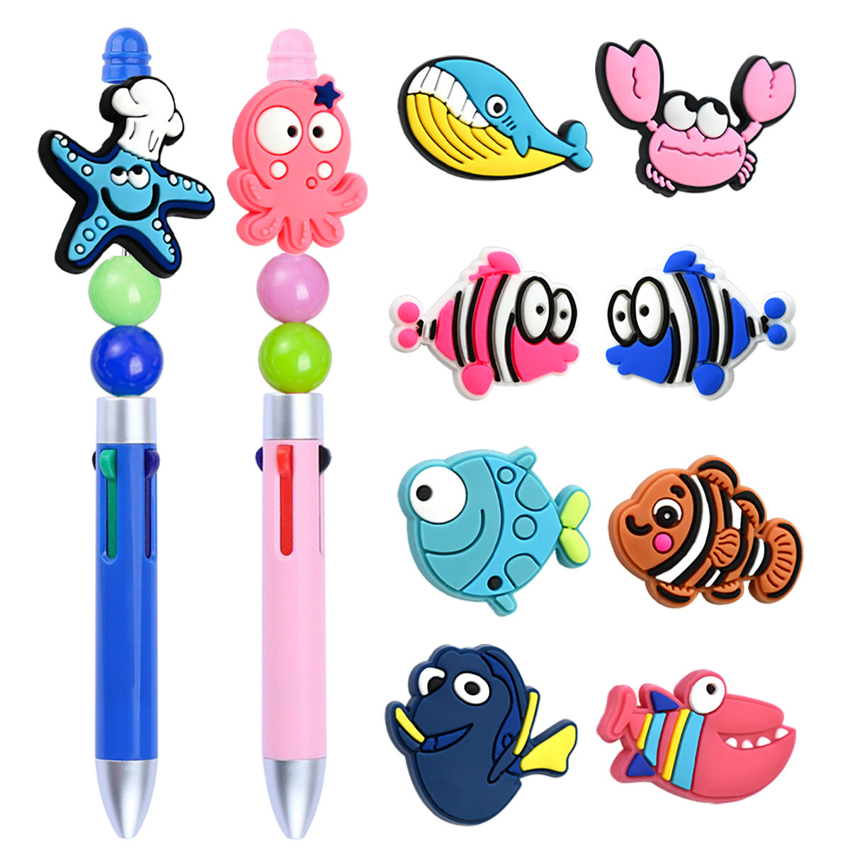 Wholesale   Random 100pcs/pack Underwater World Beads