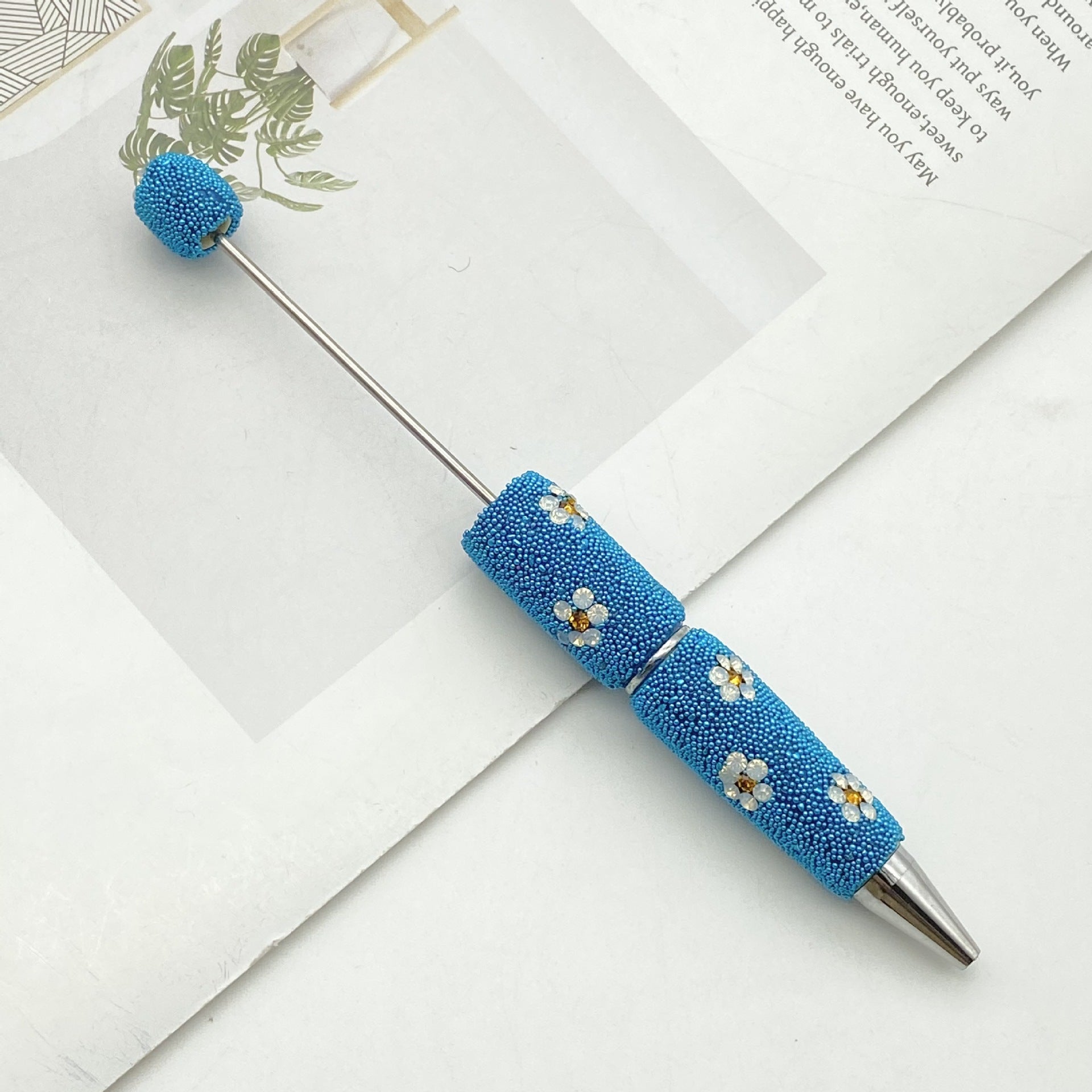 Wholesale Daisy diamond beaded pen