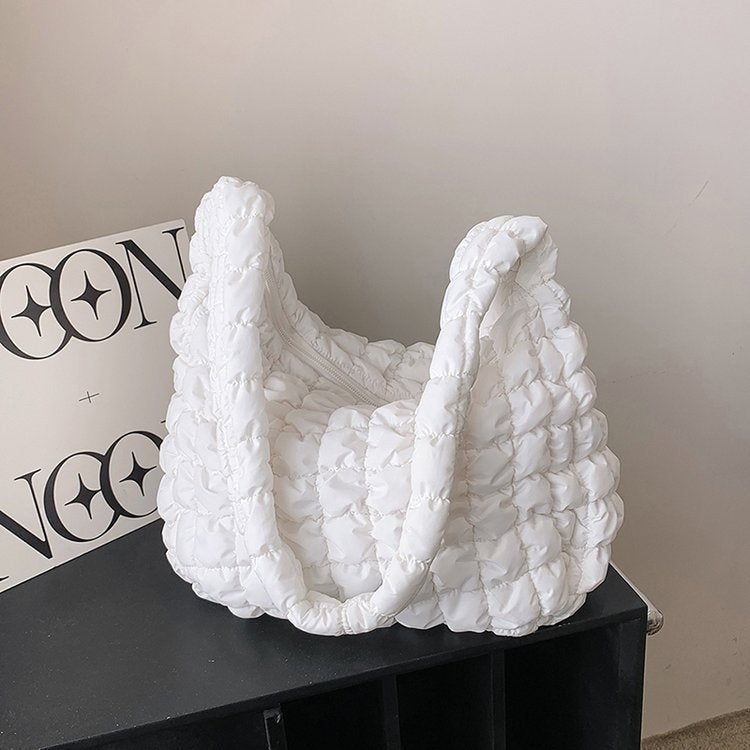 Wholesale PU Pleated Cloud Women's Large Capacity Single Shoulder Crossbody Bag