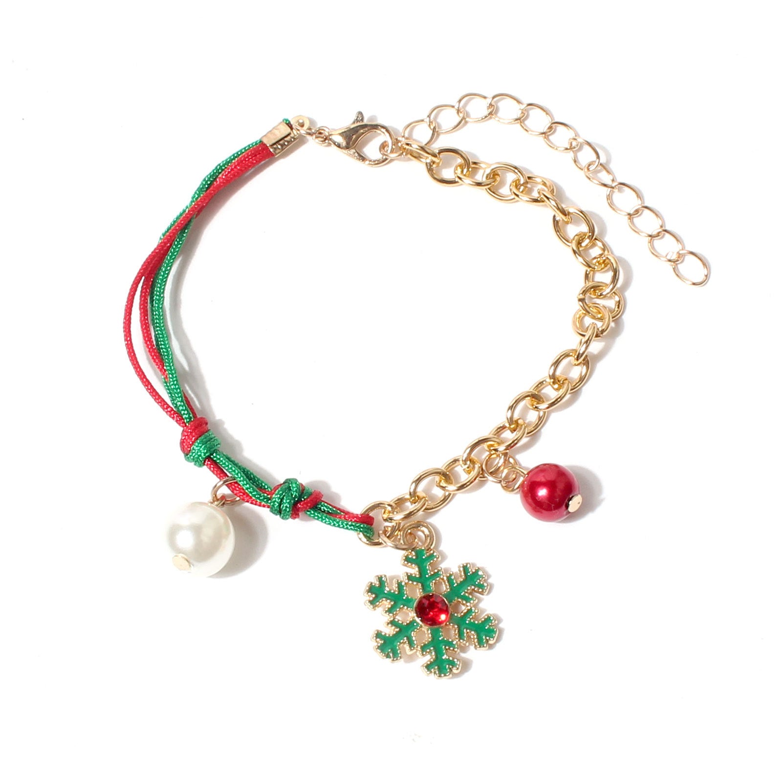 Wholesale Christmas Woven Ornament Bracelets