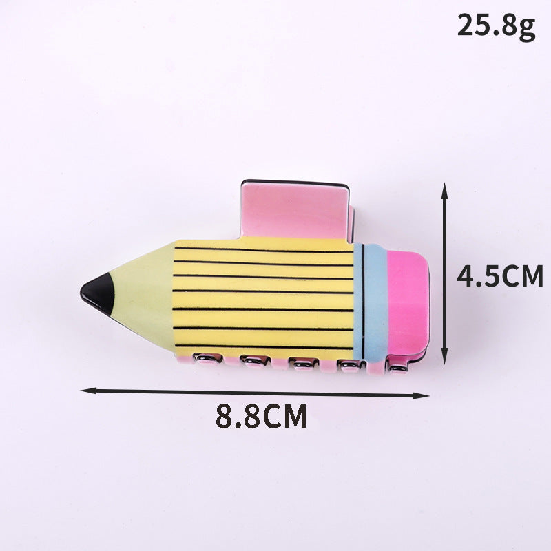 Wholesale Cute Colorful Puzzle Shark Hair Clip PVC Hair Gripper Fashion Accessory For Everyday Styling And Gift