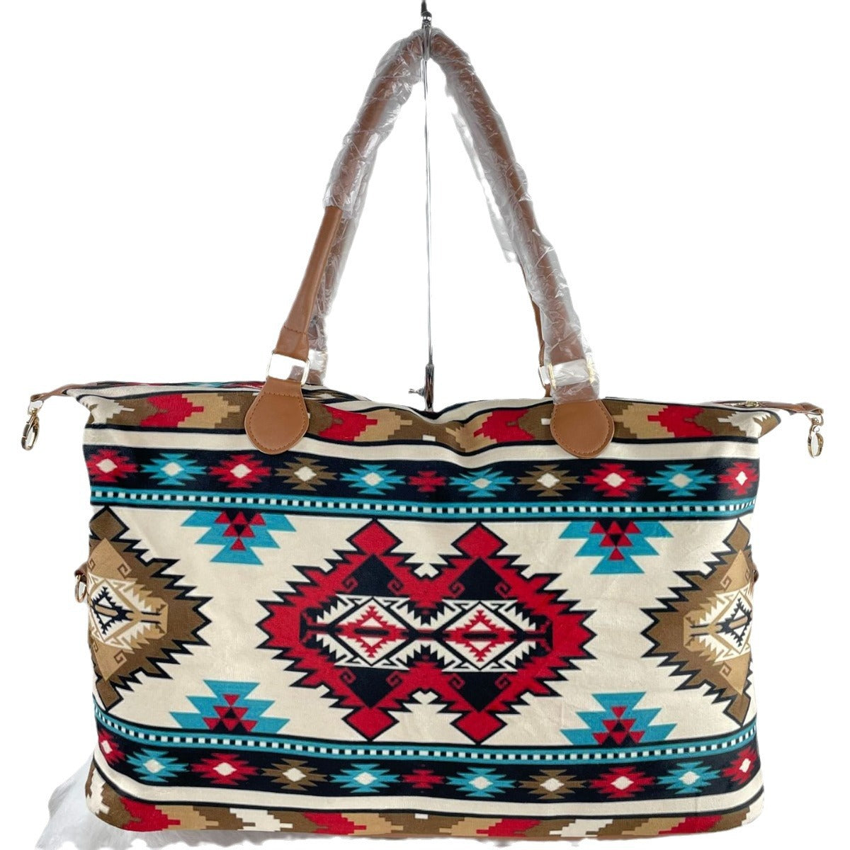 Wholesale Travel Tote Bag for Overnight Weekend Cow Bohemian Canvas Bag