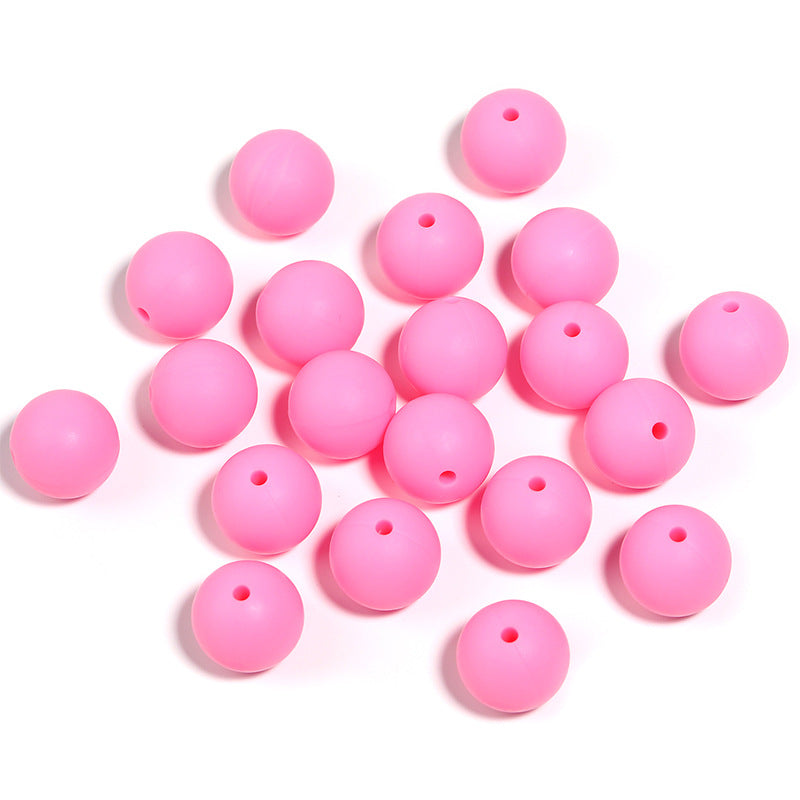Wholesale Random 50pcs/pack  Silicone multi-color beads