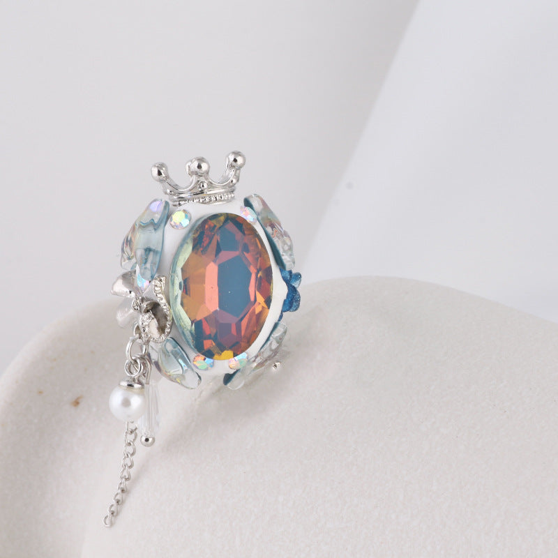 Wholesale Heart-shaped Rose Soft Clay Straight Hole Beads