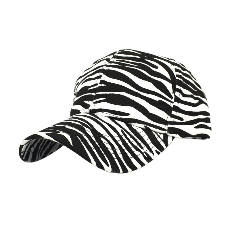 Wholesale Zebra Print Cotton Baseball Cap