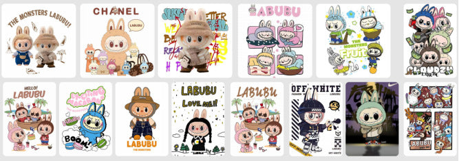 Wholesale 30pcs Luminous printed silicone beads DIY Accessories