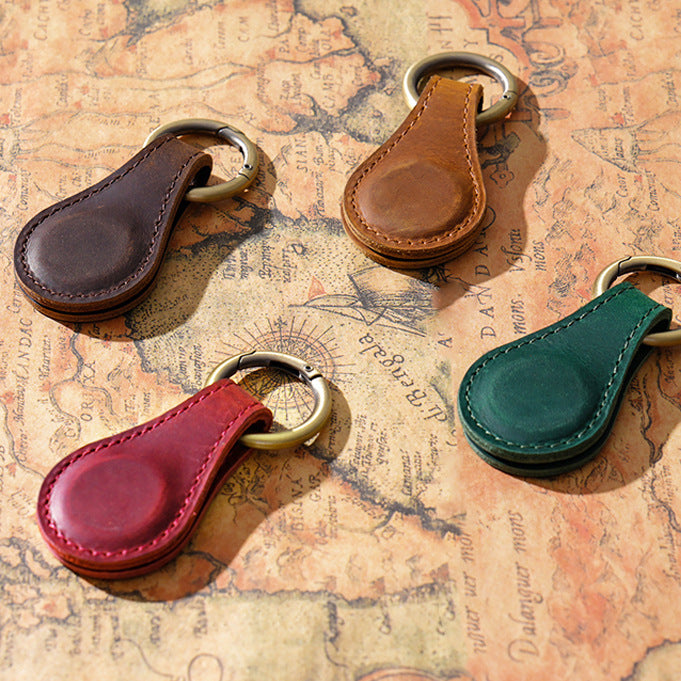 Wholesale Handmade Genuine Leather Small and Leather
 Magnetic Keychain