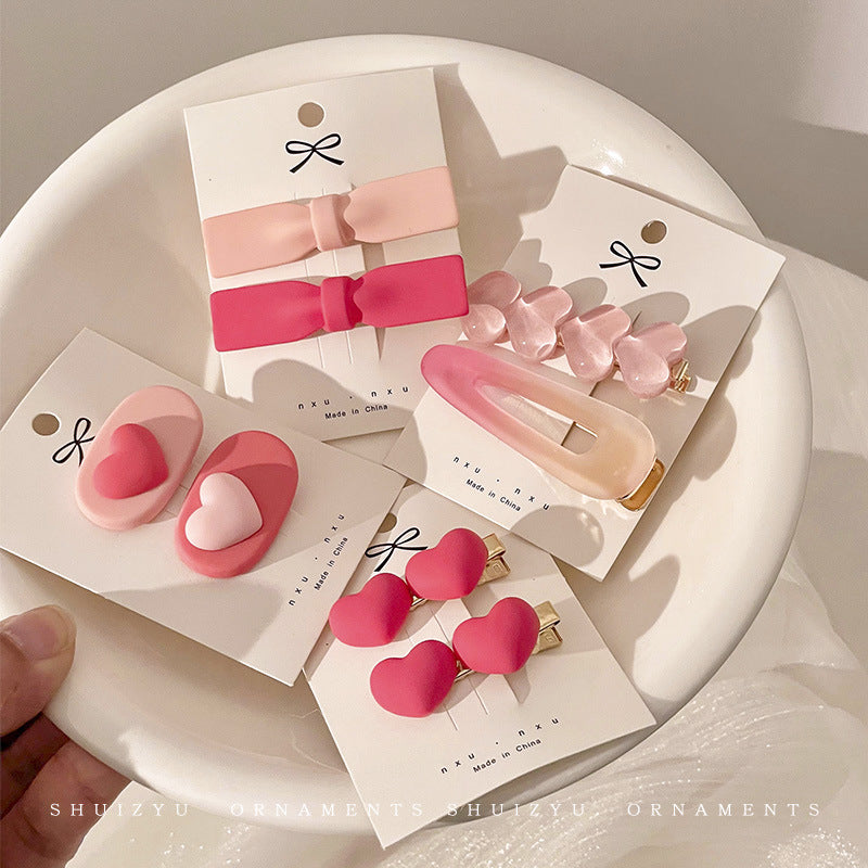 Wholesale Pink Hairpin Duckbill Clip