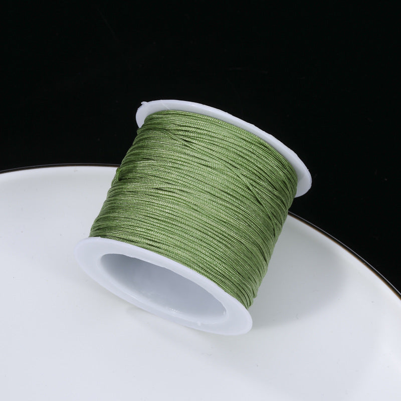 Wholesale 72 Size Jade Line 50 Meters Diy Line Hand-woven Jewelry Cord Accessories