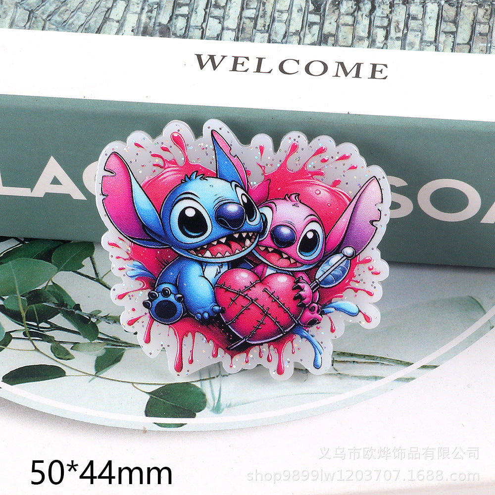 Wholesale Cute cartoon character and animal accessories in acrylic OLY Exclusive