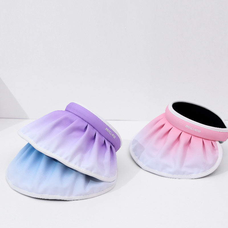 Summerale Summer Cotton de algodón de algodón Sunshade Big Brim Histón vacío