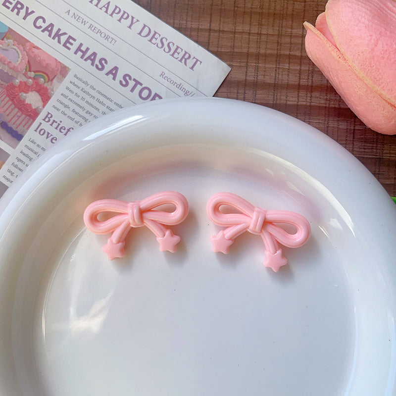 Wholesale 10pcs/pack  Bow tie  knot  stars  scattered beads   bead beads  Acrylic Beads