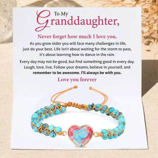 Wholesale Heart Pendant Bracelet Double Braided Friendship Bracelet