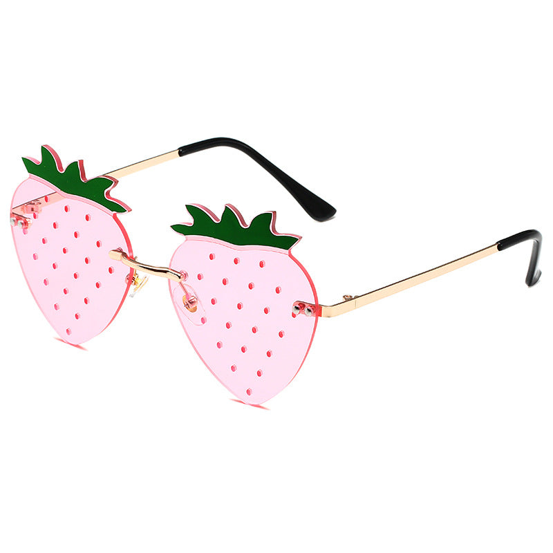 Wholesale PC Frameless Strawberry Sunglasses