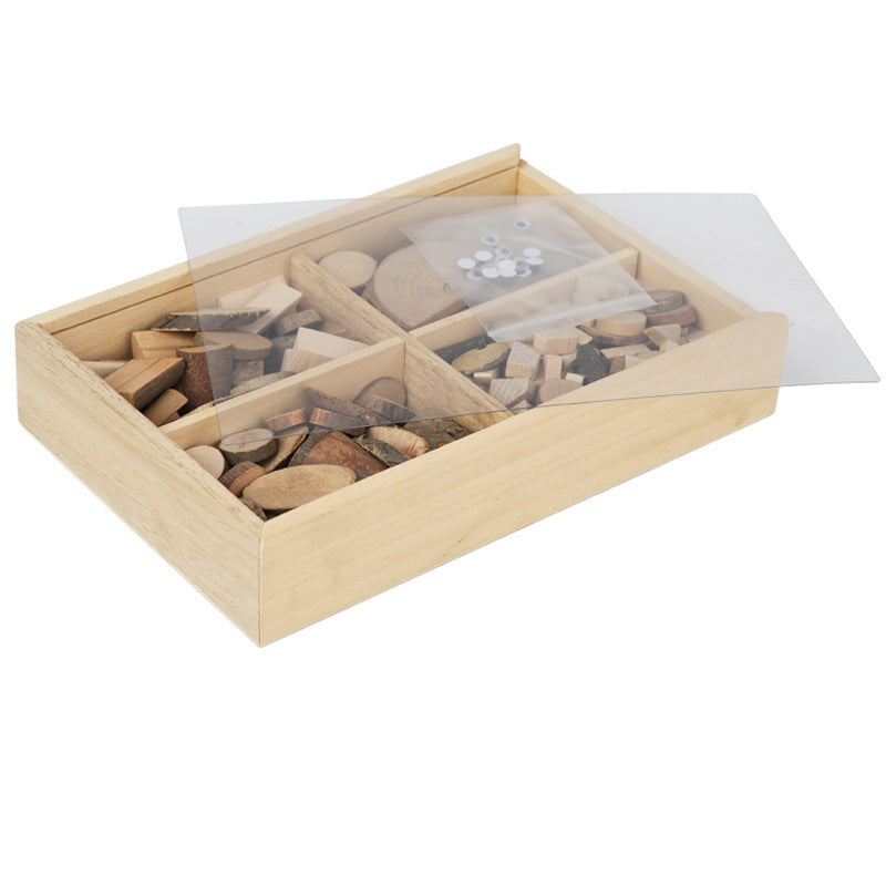 Wholesale of Wooden Gift Boxes, Kindergarten Stock of Wooden Chips