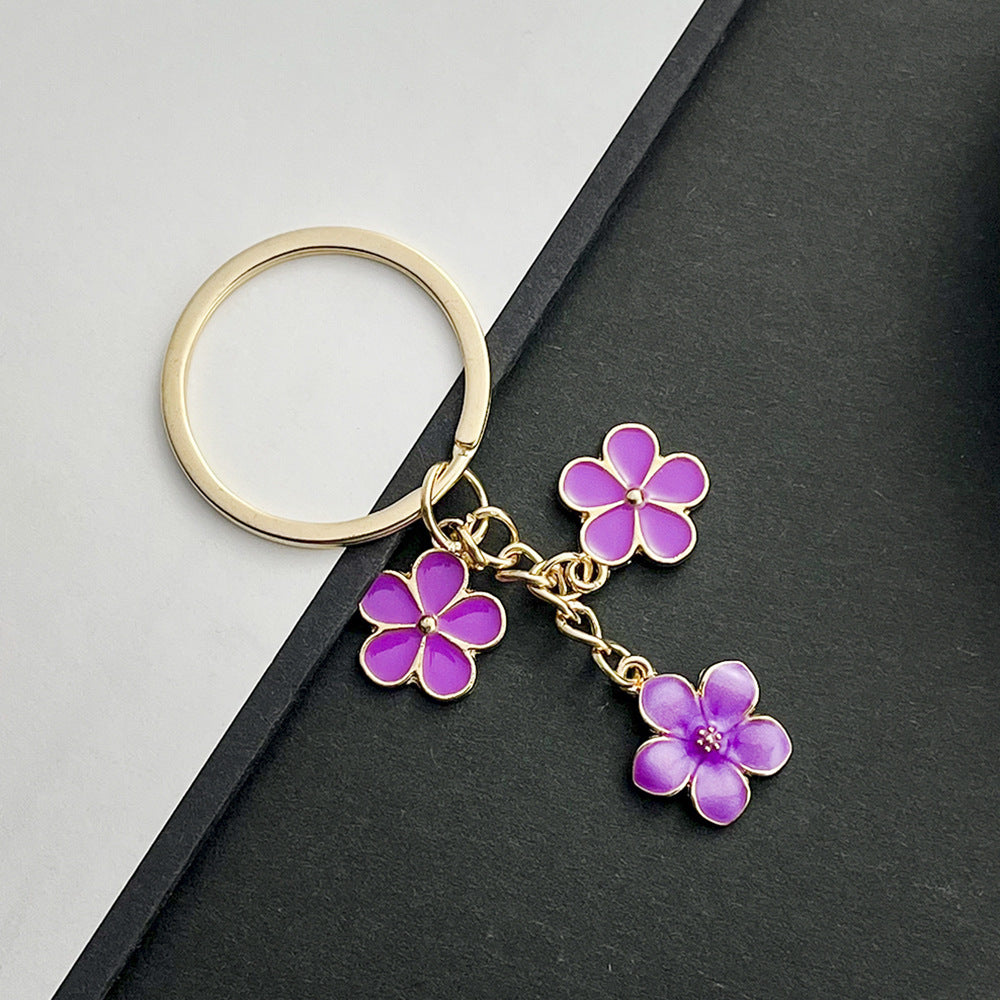 Wholesale black/ white/ blue/ pink/ purple multicolor optional luggage jewelry keychain
