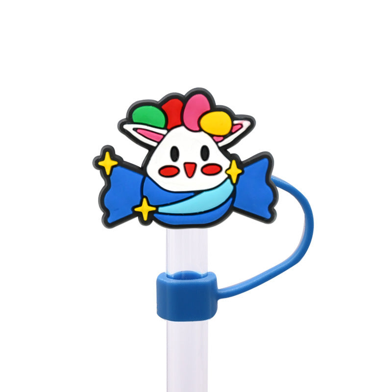 Wholesale Random 100 pcs 10M Easter  dust plug straw hat creative DIY cup