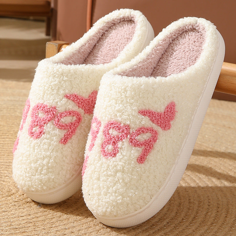 Wholesale Comfortable Home Warm Winter Couple Thick Bottom Soft Bottom Thick Non-slip Cotton Slippers