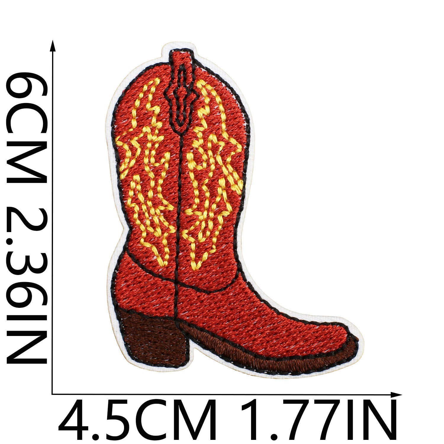 Wholesale Western Cowboy Embroidered Iron On Patch Pistol Horse Buffalo Cactus Motif For Men S Fashion Apparel