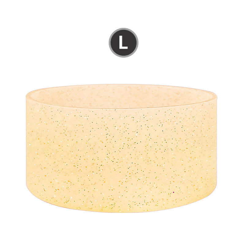 Wholesale Large Glitter Silicone Heat-insulated Luminous Anti-fall Protective Cover Cup Accessories