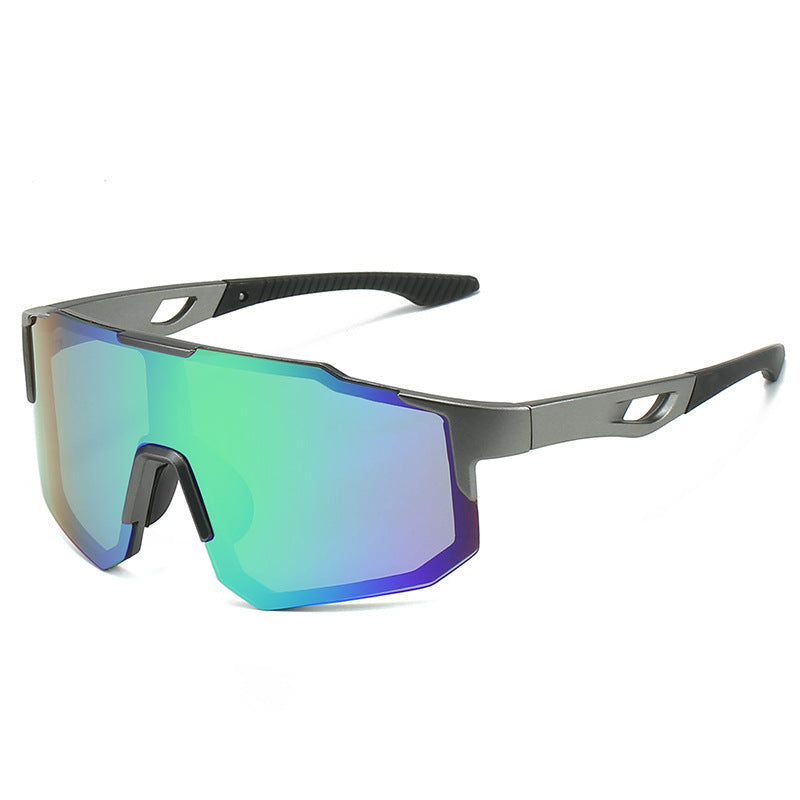 Wholesale Outdoor Sports Sunglasses 9337 Large-frame Integrated Riding Windshield Glasses Fishing Driving Sunglasses