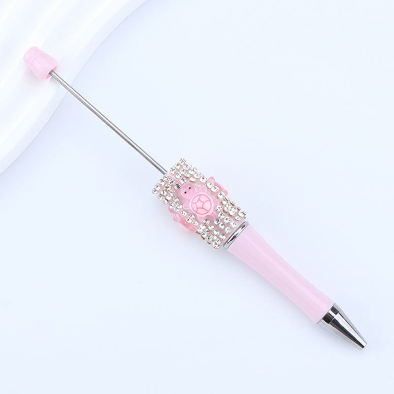 Wholesale Sugar set with diamonds  small turtle  crushed diamonds  beadable pens
