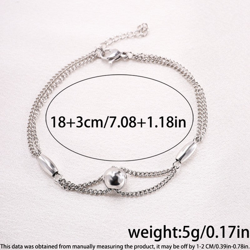 Wholesale Simple Love Titanium Steel Versatile Bracelet