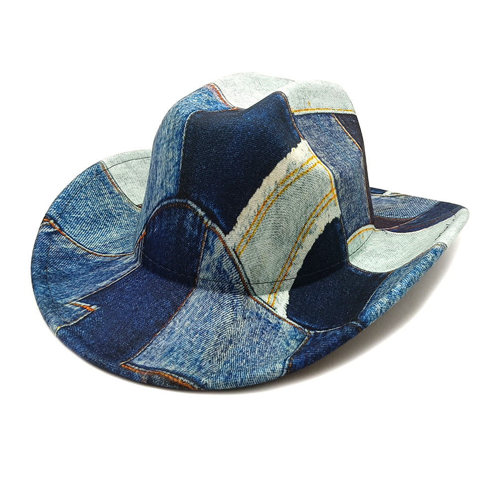 Wholesale Western cowboy jazz hat retro warm hat