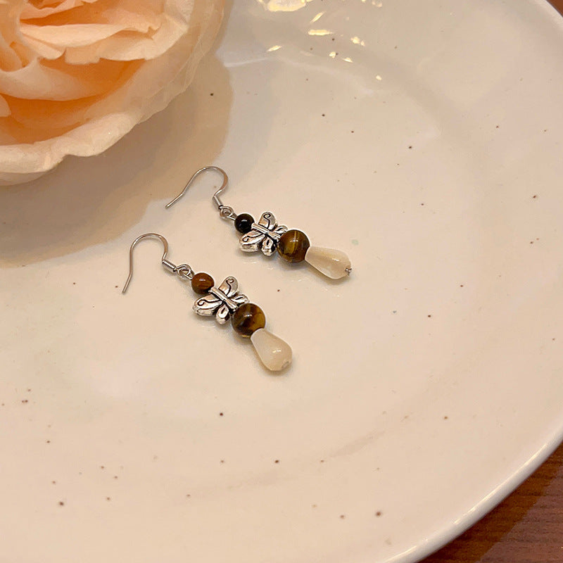 Wholesale Butterfly Vintage Alloy Earrings