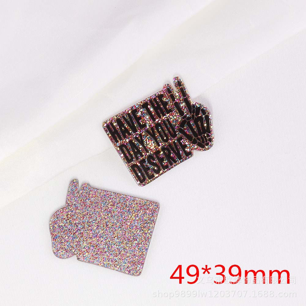 Wholesale 10PCS FlatBack Medical Acrylic Pin Accessories