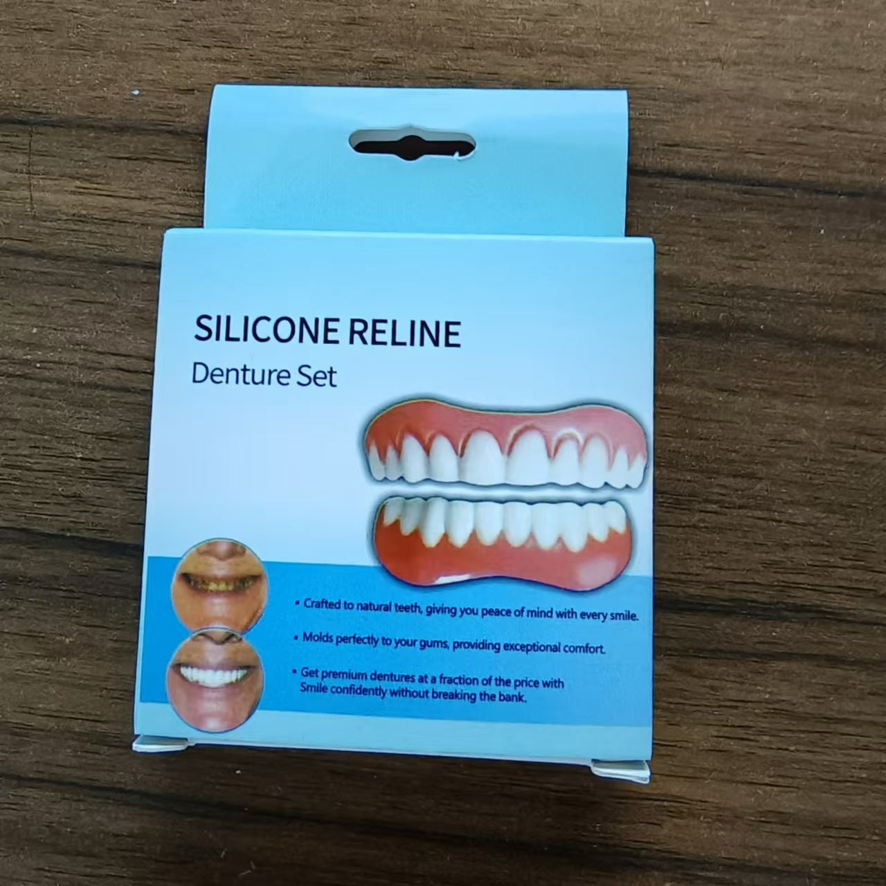 Wholesale Smile Silicone Simulated Teeth Dental Tray Whitening Beautifying Smile False Teeth Dental Tray