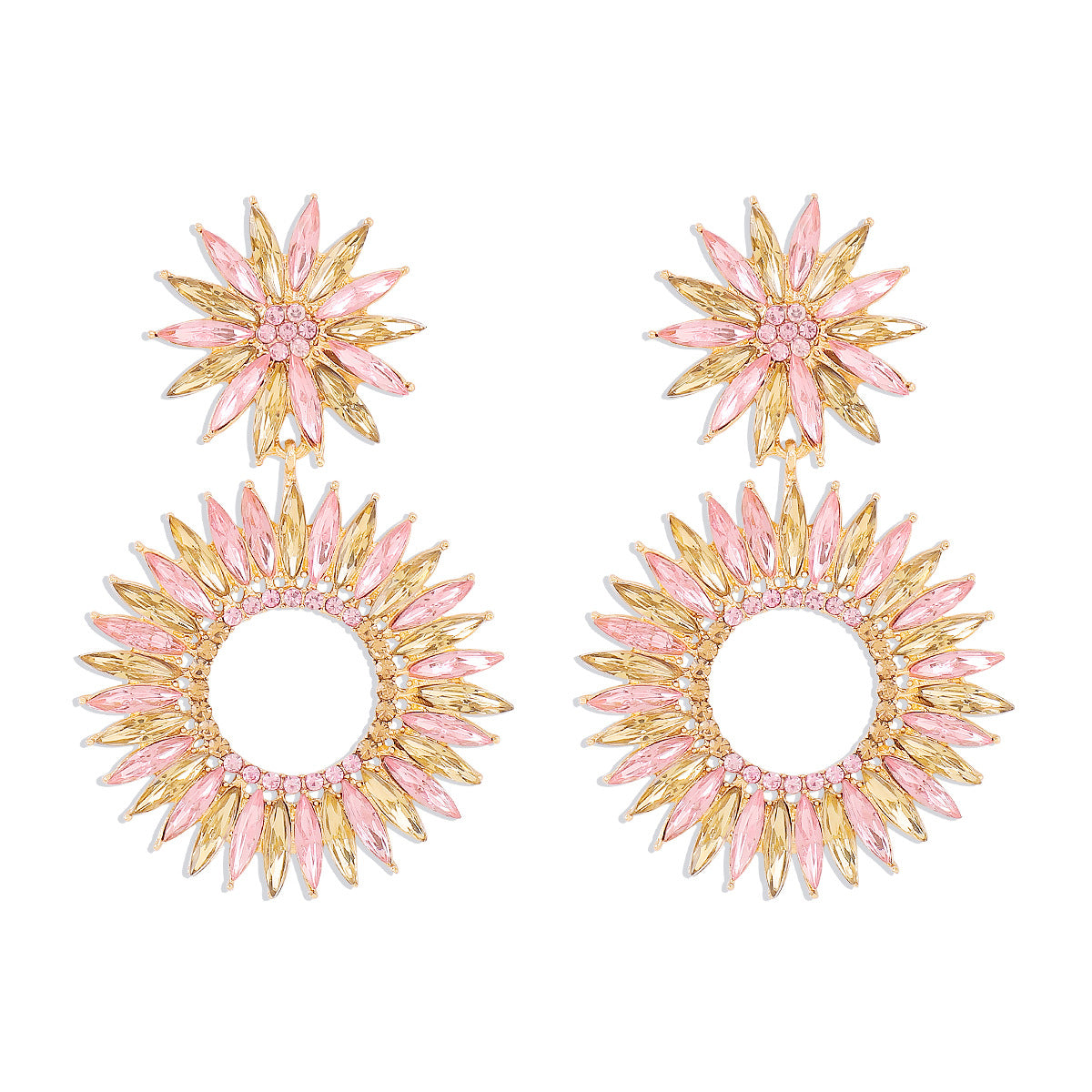 Wholesale Super Sparkling Diamond Earrings