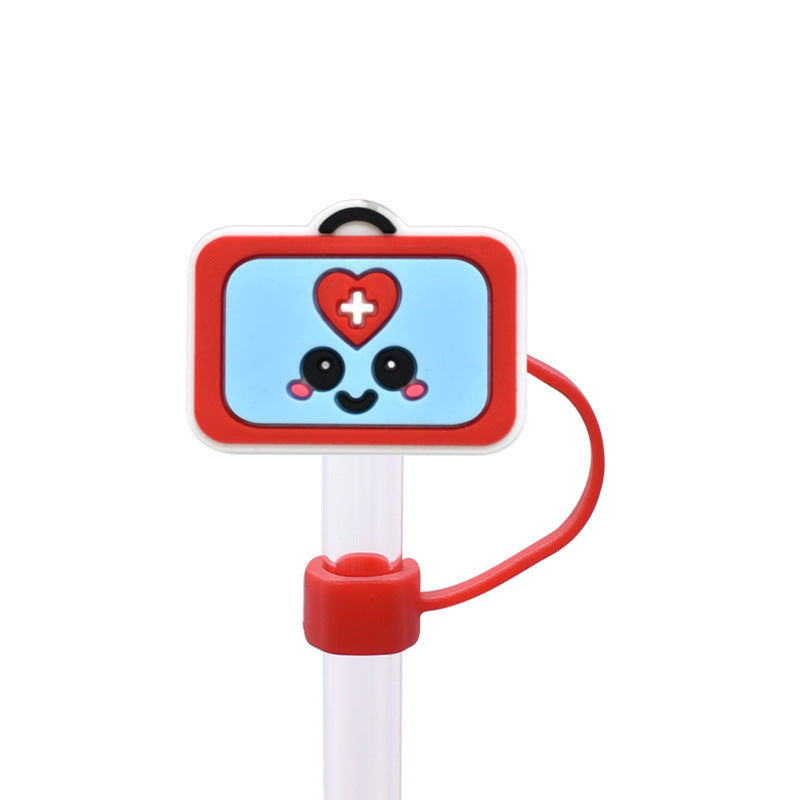 Wholesale  Random 100pcs/pack    Medical dust plug  straw cap  Straw Tube Cap