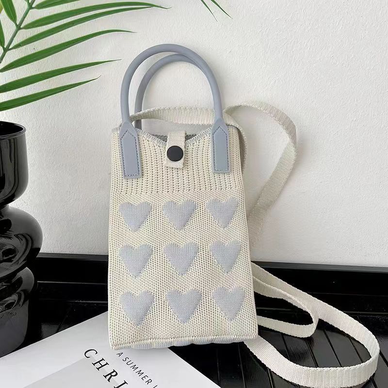 Wholesale Knitted Versatile Sweet Crossbody Handbags