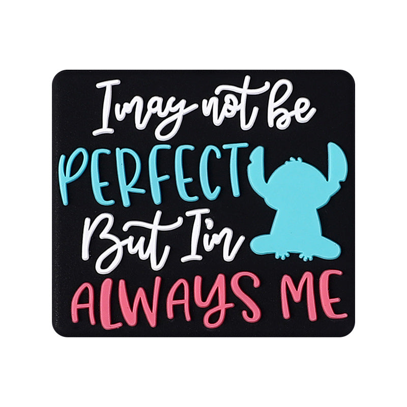 Wholesale 20pcs New cartoon letter silicone beads diy bracelet necklace loose beads accessories