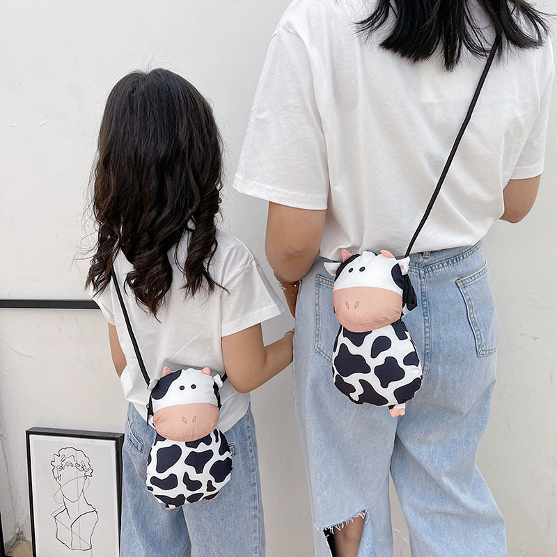 Wholesale Nylon Cow Kids Bag One Shoulder Diagonal Bag