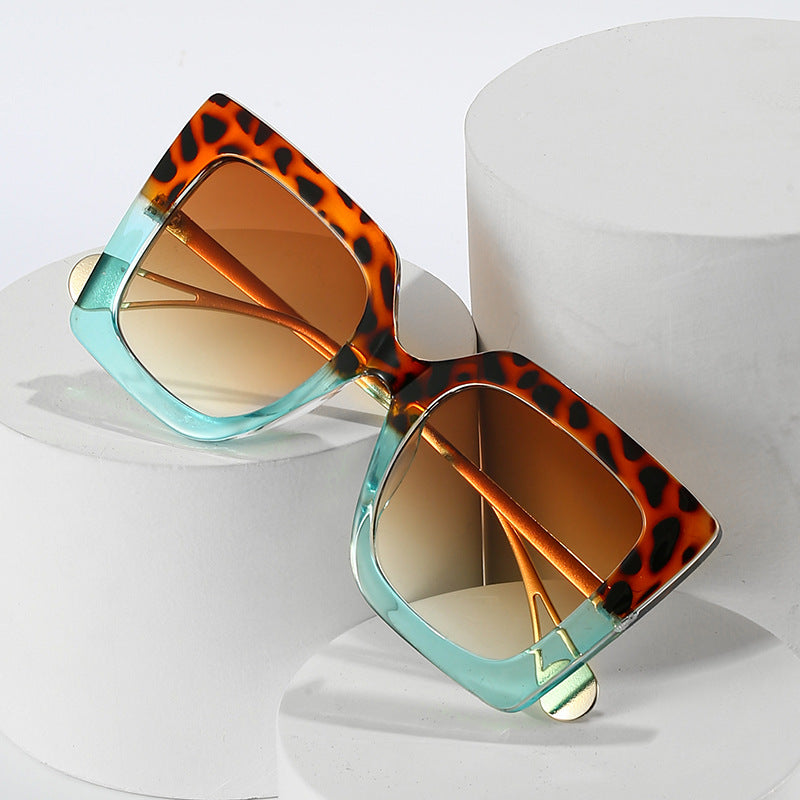 Wholesale Colorful Stylish Large Square Frame Sunglasses