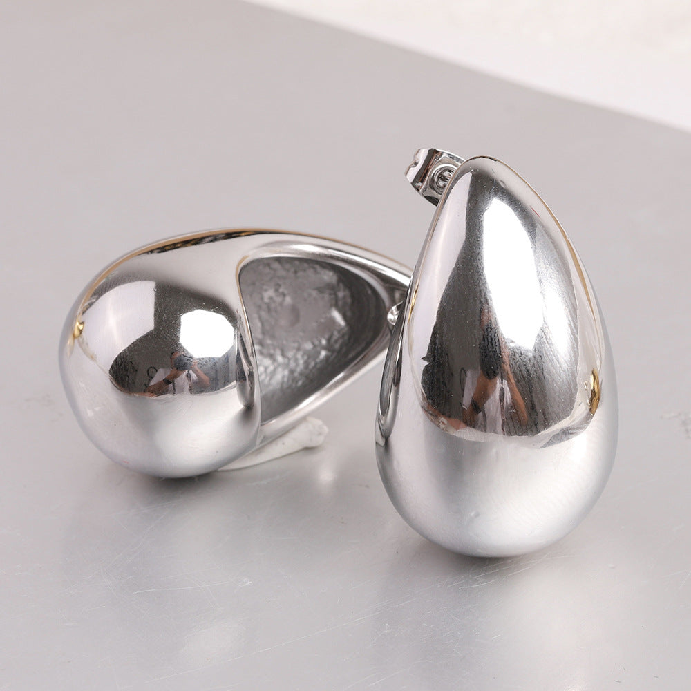 Wholesale 304 Stainless Steel Drop Pattern Earrings