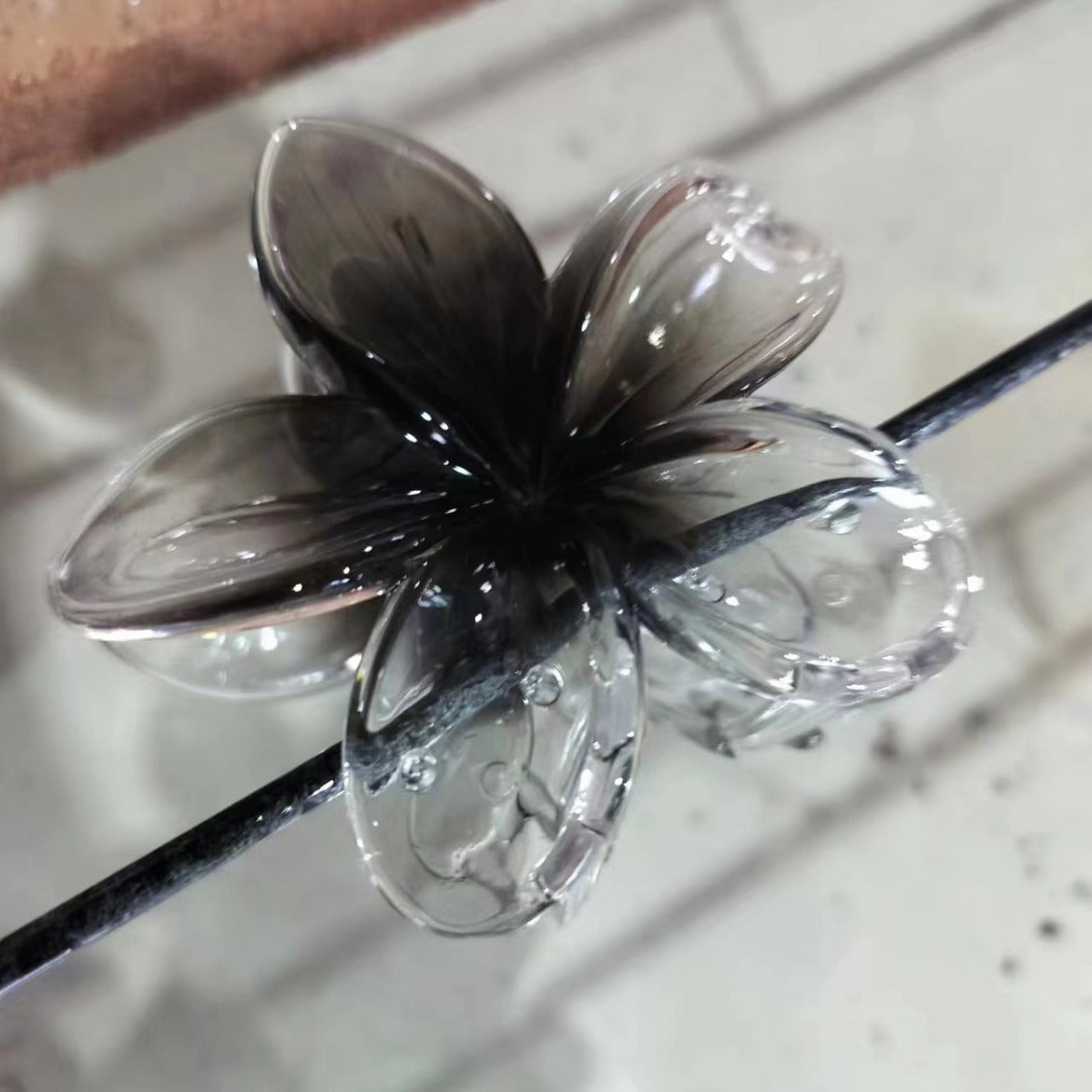 Wholesale Color Egg Flower Hairpin Flower Grab Clip Back Head Shark Clip