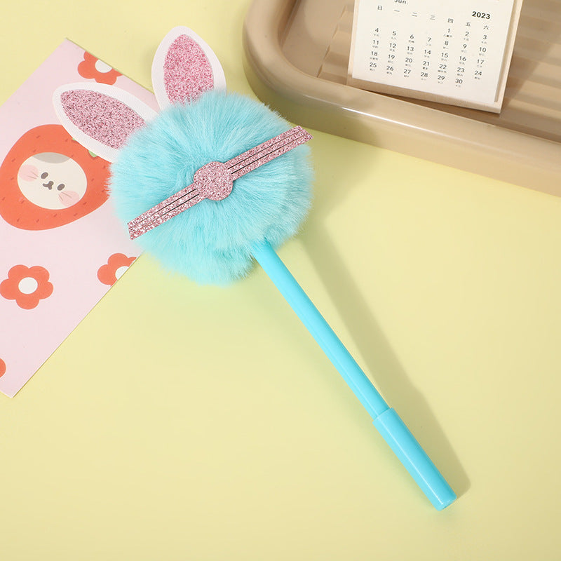 Wholesale Cartoon Cute Cat Fur Ball Pens