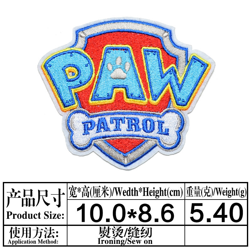 Wholesale Cute Puppy Embroidery Patches 23 Styles Cartoon Cloth Patch Set For Clothing Bags Towels Kids DIY Repair Decor Chic Fashion Accessory
