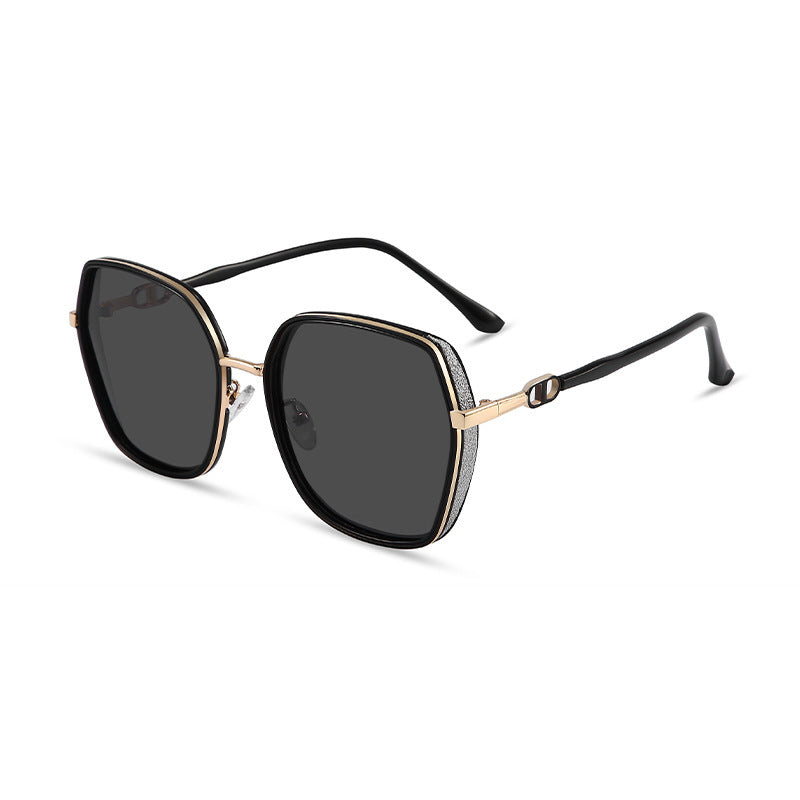 Wholesale Fashion Large Frame Polarized Anti-UV Sunglasses