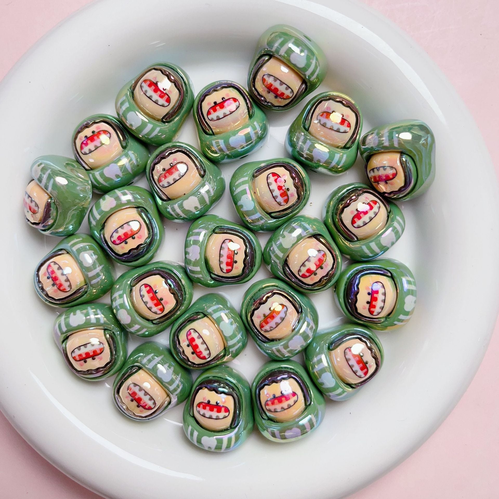 Wholesale Acrylic Uv Colorful Three-dimensional Cartoon Beads