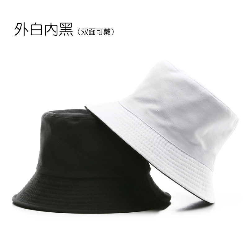 Wholesale Double-sided Solid Color Sunshade Bucket Hat