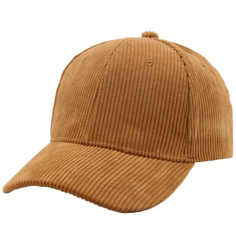 Wholesale Autumn and Winter Corduroy Stick Solid Color Retro Casual Warm Hat