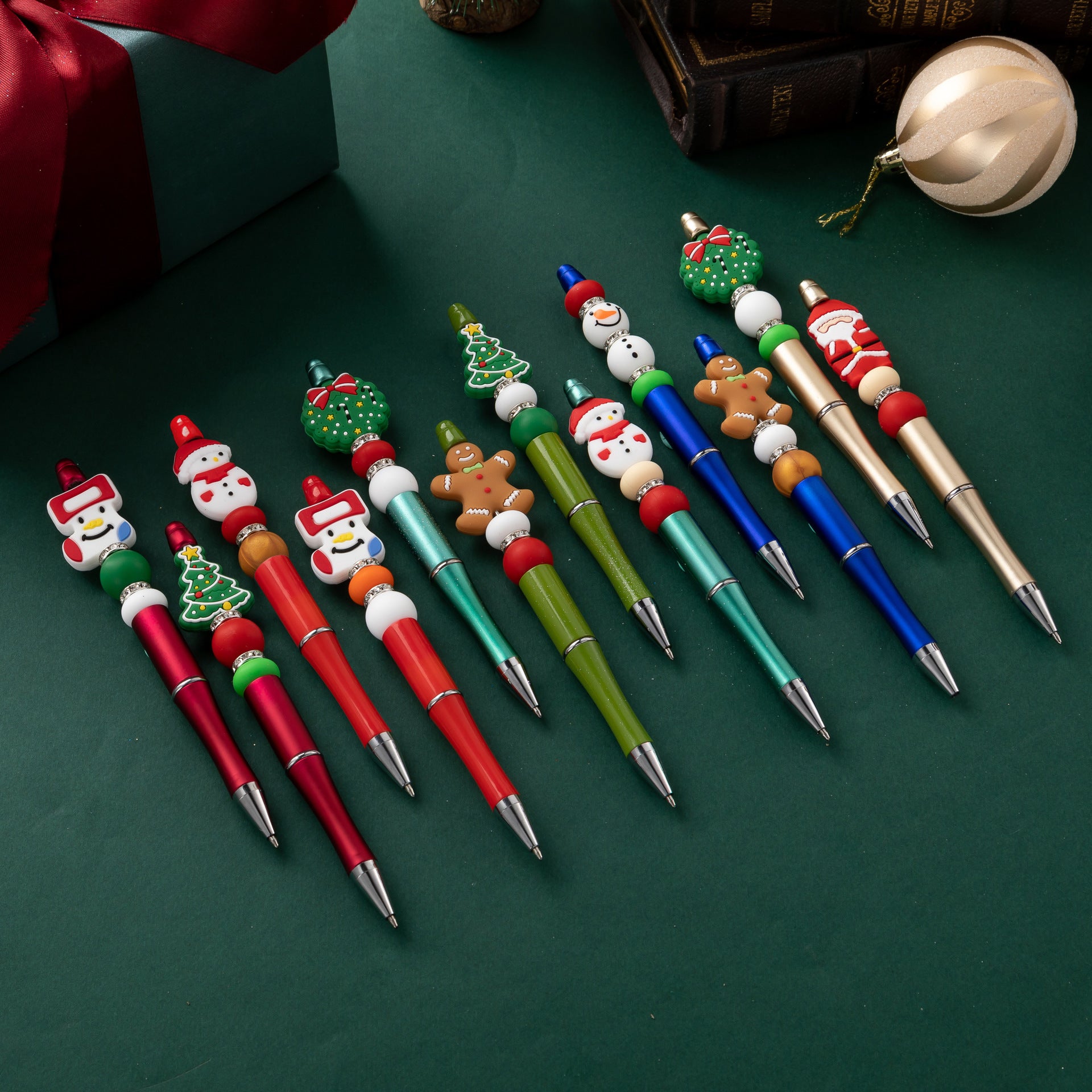 Wholesale beaded pens Christmas Bead Pen Creative DIY