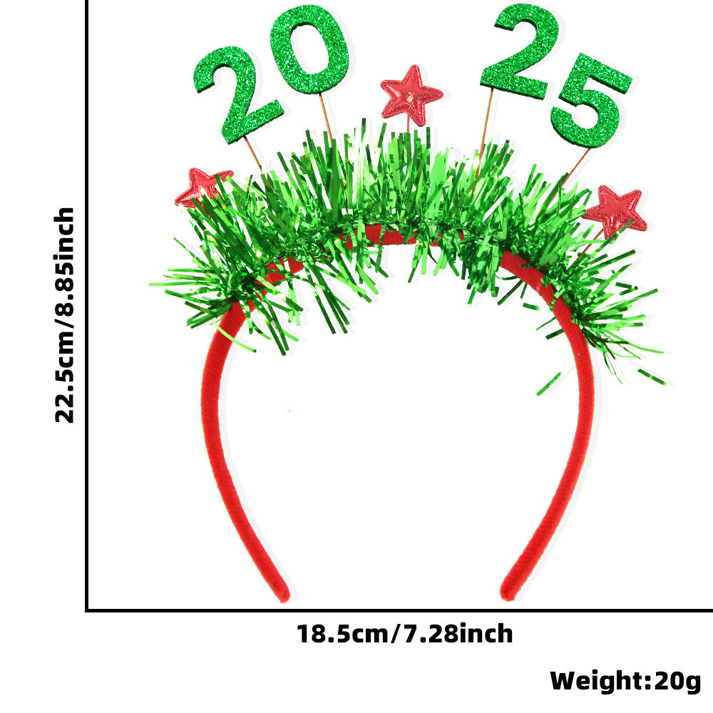 Wholesale 2025 New Year's Party Party Decoration Headband