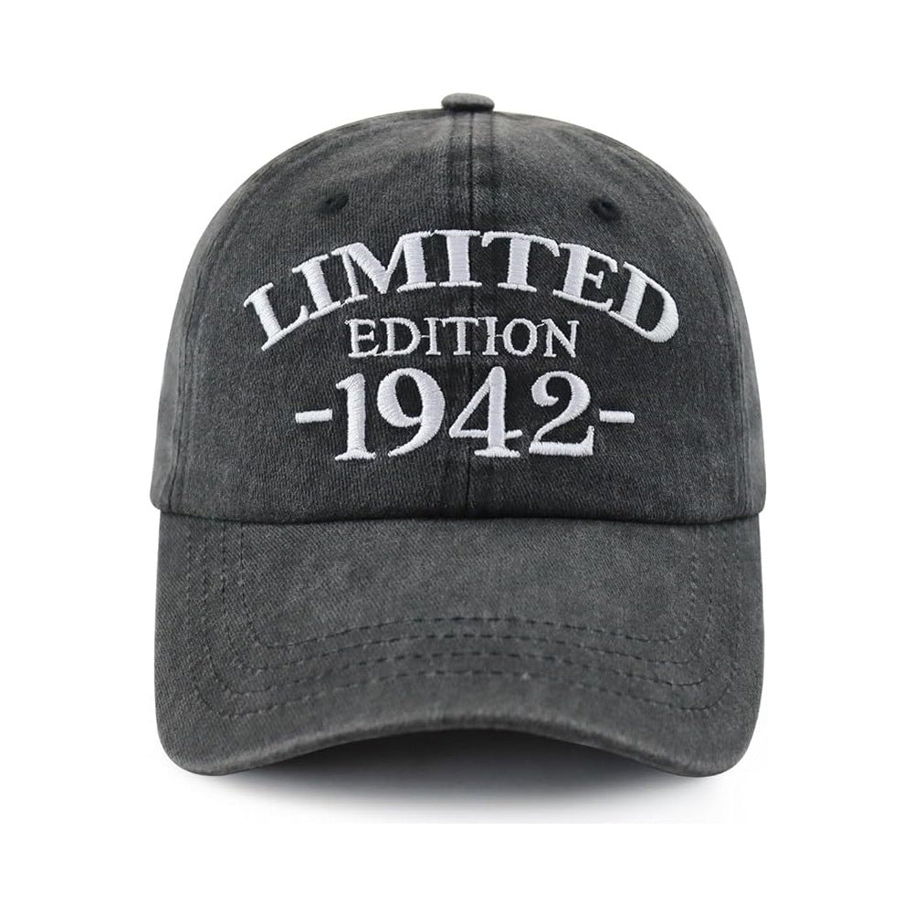 Wholesale 1940-1949 Embroidered Adjustable Washed Cotton Baseball Cap